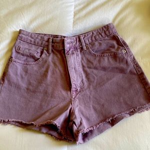 Zara lavendar denim shorts brand new without tags.
